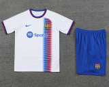 24-25 BAR White Training Short Suit
