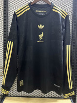 25-26 Mexico Gold Cup Black Long Sleeve Soccer Jersey (长袖)