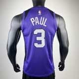 2017-18 SUNS PAUL #3 Royal Blue City Edition Top Quality Hot Pressing NBA Jersey