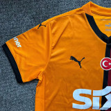 24-25 Galatasaray Home Fans Soccer Jersey *右袖广告