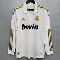 2011-2012 RMA Home Long Sleeve Retro Soccer Jersey (长袖)