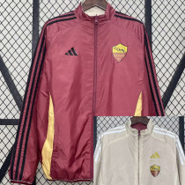 24-25 Roma Red & Khaki Double Sided Windbreaker (双面风衣)