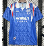 1996-1997 Rangers Home Retro Soccer Jersey