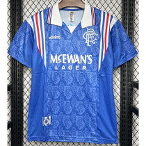 1996-1997 Rangers Home Retro Soccer Jersey