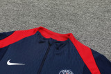 24-25 PSG Royal blue Half Pull Tracksuit (半拉链)