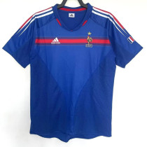 2004 France Home Retro Soccer Jersey