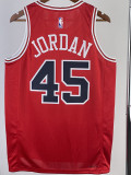 22-23 BULLS JORDAN #45 Red Top Quality Hot Pressing NBA Jersey