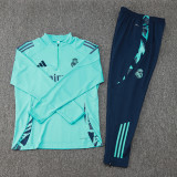 24-25 RMA Light green Kids Half Pull Tracksuit (童装)(半拉链)