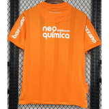 2010 Corinthians Orange Retro Soccer Jersey