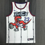 Raptors VANVLEET #23 White Retro Top Quality Hot Pressing NBA Jersey