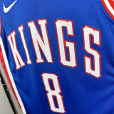 24-25 Kings LAVINE #8 Blue City Edition Top Quality Hot Pressing NBA Jersey