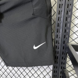 DF2401 NK Black Casual Short Pants