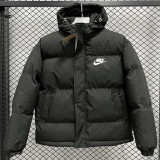 24-25 MF3 NK Black Hooded Cotton Coat #棉衣