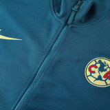 24-25 Club America Lake green Jacket Tracksuit #01