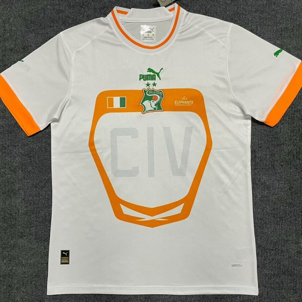 22-23 Ivory coast Away Fans Soccer Jersey (带二星)