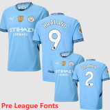24-25 Man City Home Player Version Soccer Jersey