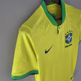 22-23 Brazil Home World Cup Fans Soccer Jersey