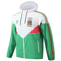 24-25 Mexico White-Green Windbreaker (High Quality)球员