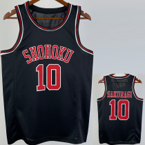 2023 SHOHOKU SAKURAGI #10 Black Top Quality Hot Pressing NBA Jersey