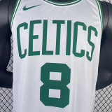 22-23 CELTICS PORZINGIS #8 White Top Quality Hot Pressing NBA Jersey