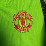 1998-1999 Man Utd Green Goalkeeper Long Sleeve Retro Soccer Jersey (长袖)