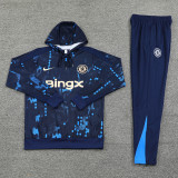 24-25 CHE Royal blue Hoodie Tracksuit (卫衣套装)