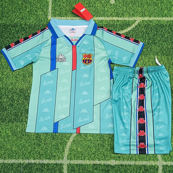 1996-1997 BAR Away Kids Retro Soccer Jersey