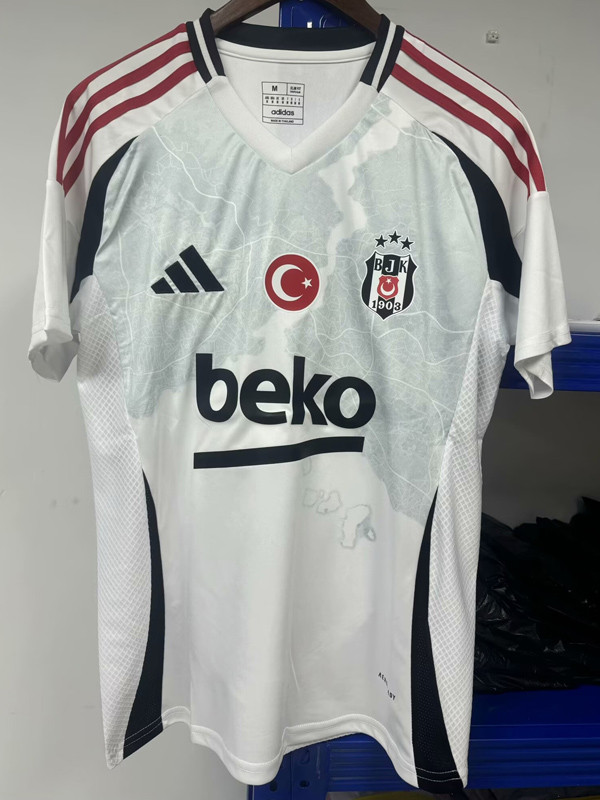 24-25 Besiktas Home Fans Soccer Jersey