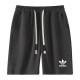2025 AD Light black Pure Cotton Fabric Casual Short Pants *黑