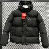 24-25 MF6 LN Black Hooded Cotton Coat #棉衣