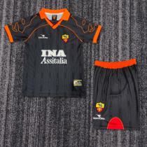 1999-2000 Roma Away Kids Retro Soccer Jersey