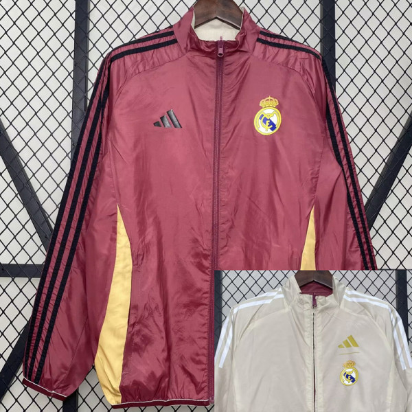 24-25 RMA Red & Khaki Double Sided Windbreaker (双面风衣)