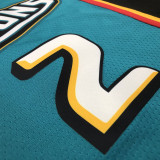 22-23 Pistons CUNNINGHAM #2 Blue Top Quality Hot Pressing NBA Jersey (Retro Logo)