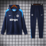 24-25 CHE Royal Blue Hoodie Tracksuit (卫衣套装)