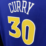 T185 Warriors CURRY #30 Blue High Quality Casual T-Shirt #C库里
