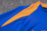 24-25 Netherlands Fancy Blue Half Pull Tracksuit (半拉链)