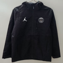 24-25 PSG Jordan Black Windbreaker