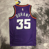 SUNS DURANT #35 Purple Retro Top Quality Hot Pressing NBA Jersey