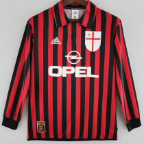 1999-2000 ACM Home Long Sleeve Retro Soccer Jersey (长袖)