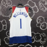 2020 Pelicans WILLIAMSON #1 White City Edition Top Quality Hot Pressing NBA Jersey