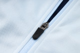 24-25 France Light blue Hoodie Jacket Tracksuit #F587