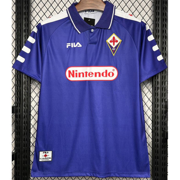 1998-1999 Fiorentina Home Retro Soccer Jersey