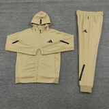 2024 AD Khaki Hoodie Jacket Tracksuit #AM05
