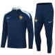 24-25 France Royal blue Half Pull Tracksuit (半拉链)