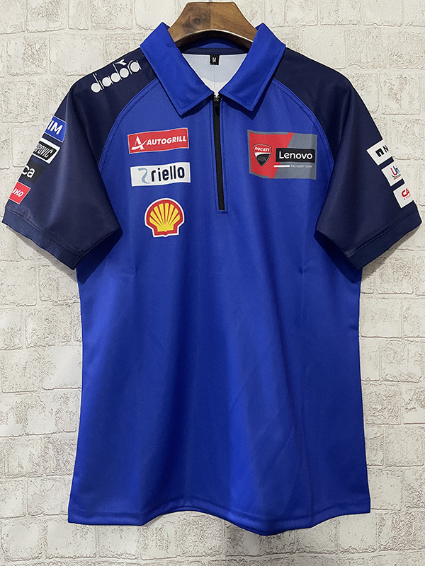 2024 DUCATI Blue Motorcycle Racing Suit