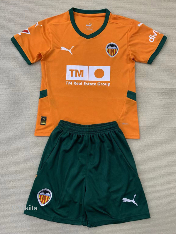 24-25 Valencia Third Kids Soccer Jersey