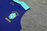 24-25 Brazil Blue Tank top and shorts suit