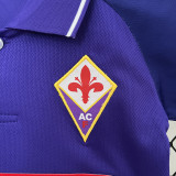 1998-1999 Fiorentina Home Kids Retro Soccer Jersey