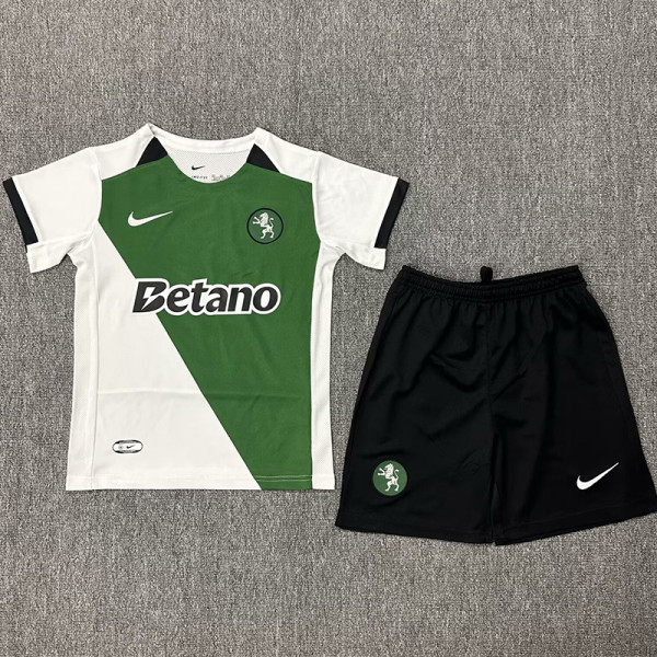 24-25 Sporting Lisbon 100th Anniversary Kids Soccer Jersey