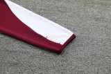 24-25 Bayern Deep Red Half Pull Tracksuit (半拉链)